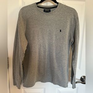 Polo Ralph Lauren Men’s Waffle Knit Termal Size Medium Heather Colour